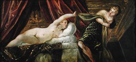 Joseph and the Wife of Potiphar from Tintoretto (eigentl. Jacopo Robusti)