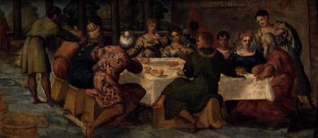 King Belshazzar's Banquet from Tintoretto (eigentl. Jacopo Robusti)