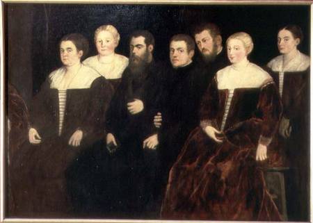Seven members of the Soranzo Family from Tintoretto (eigentl. Jacopo Robusti)
