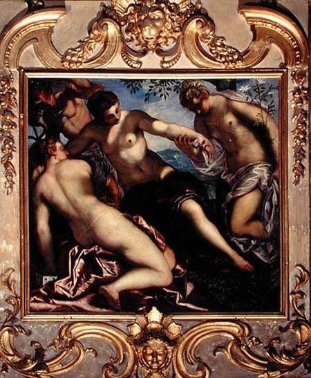 Mercury and the Three Graces from Tintoretto (eigentl. Jacopo Robusti)