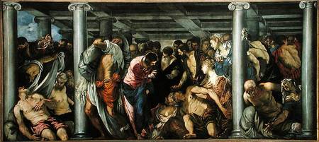 The Probatic Pool from Tintoretto (eigentl. Jacopo Robusti)