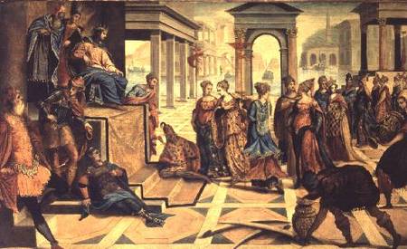 Solomon and the Queen of Sheba from Tintoretto (eigentl. Jacopo Robusti)