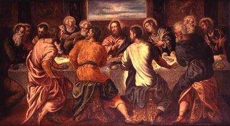 The Last Supper from Tintoretto (eigentl. Jacopo Robusti)