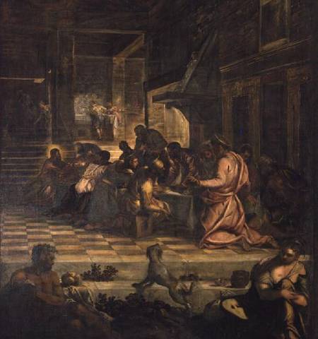 The Last Supper (panel) from Tintoretto (eigentl. Jacopo Robusti)