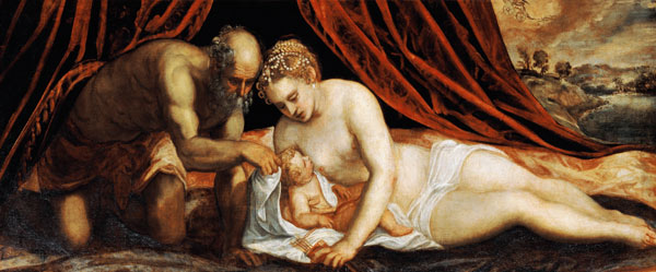 Venus, Vulkan und Amor. from Tintoretto (eigentl. Jacopo Robusti)