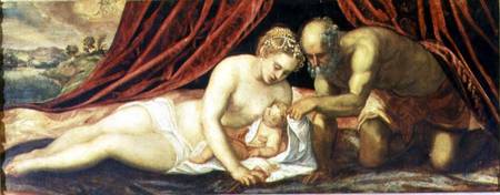 Venus, Vulcan and Cupid from Tintoretto (eigentl. Jacopo Robusti)