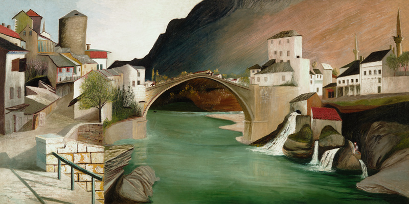 Römische Brücke in Mostar from Tivadar Csontváry-Kosztka