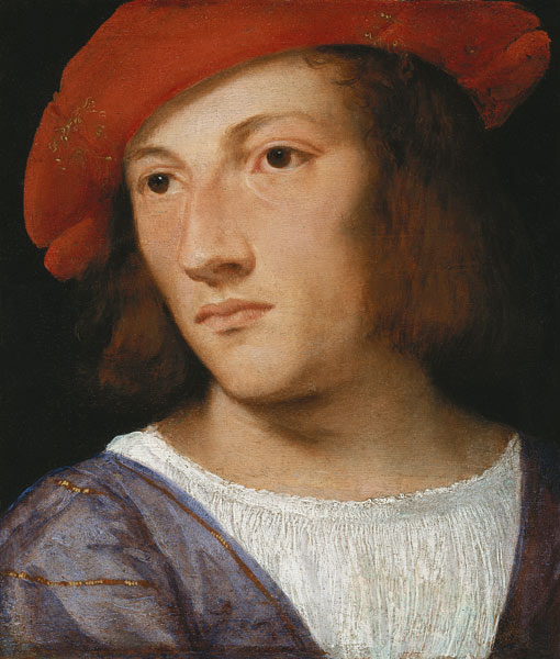 Bildnis eines jungen Mannes from Tizian (eigentl. Tiziano Vercellio)