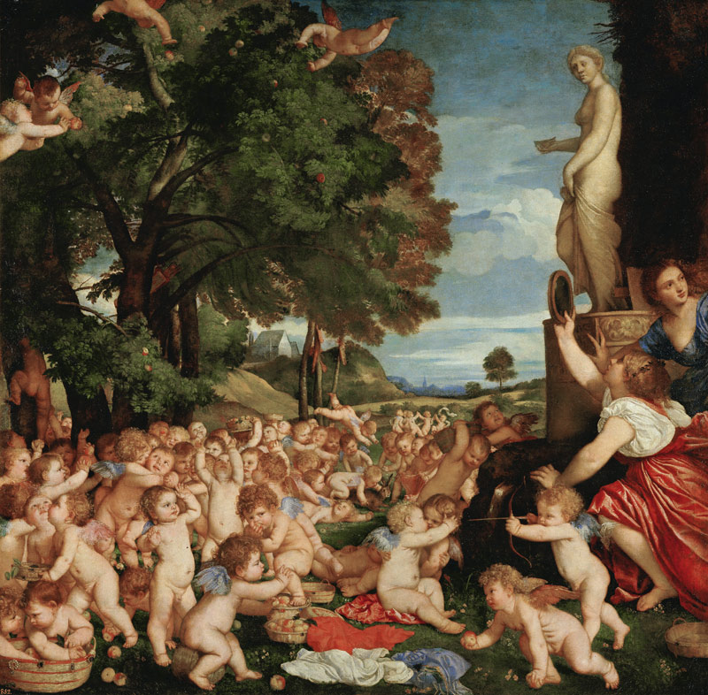 Das Venusfest from Tizian (eigentl. Tiziano Vercellio)