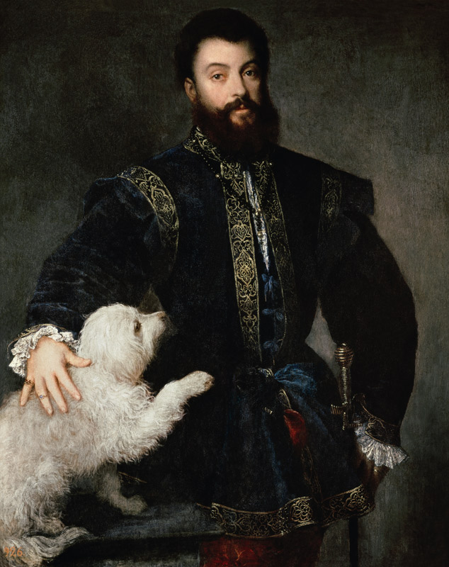 Federigo Gonzaga, Duke of Mantua from Tizian (eigentl. Tiziano Vercellio)