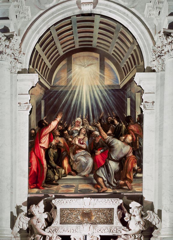 Pentecost from Tizian (eigentl. Tiziano Vercellio)