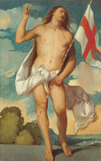Der auferstandene Christus. from Tizian (eigentl. Tiziano Vercellio)