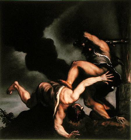 Cain taunting Abel from Tizian (eigentl. Tiziano Vercellio)