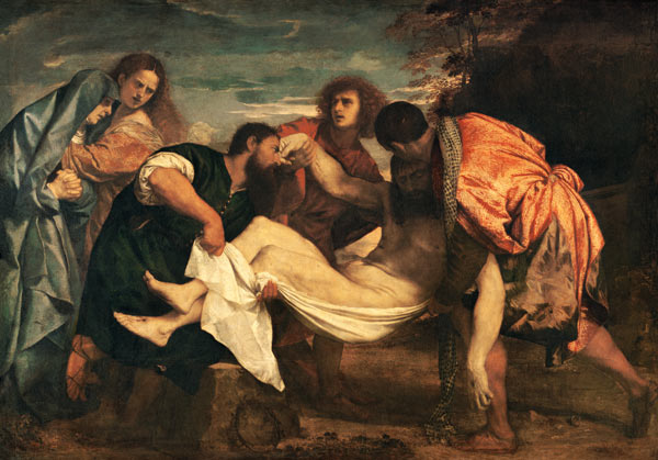 Grablegung Christi I from Tizian (eigentl. Tiziano Vercellio)