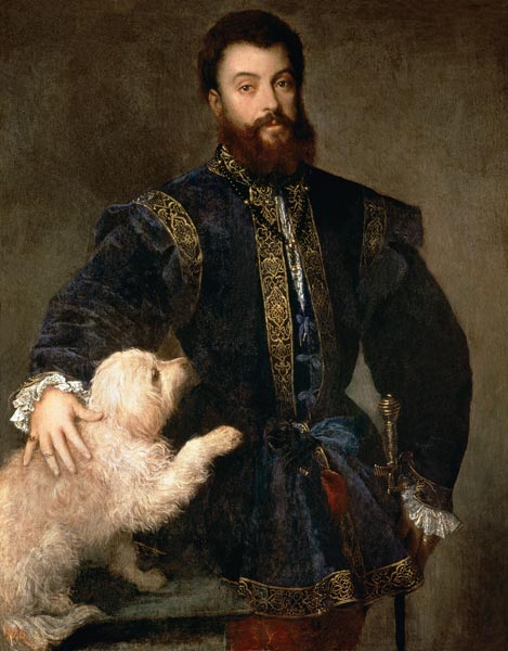 Federigo II Gonzaga / Titian / 1525 from Tizian (eigentl. Tiziano Vercellio)