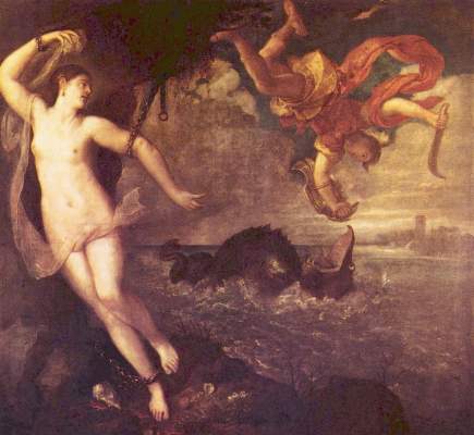 Perseus und Andromeda from Tizian (eigentl. Tiziano Vercellio)