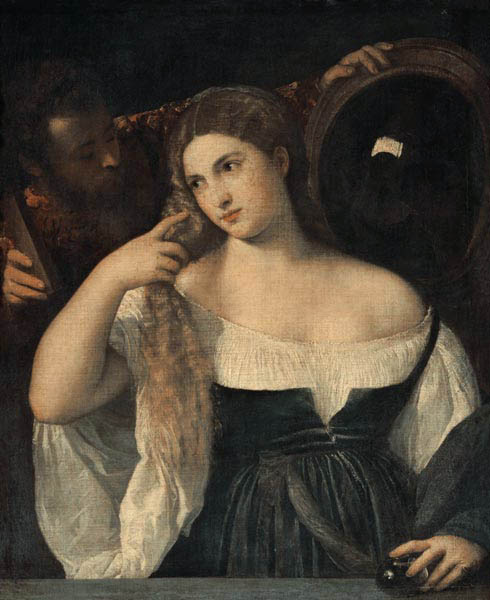 Portrait of a Woman at her Toilet from Tizian (eigentl. Tiziano Vercellio)