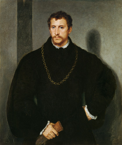 Porträt des Tommaso Mosti from Tizian (eigentl. Tiziano Vercellio)