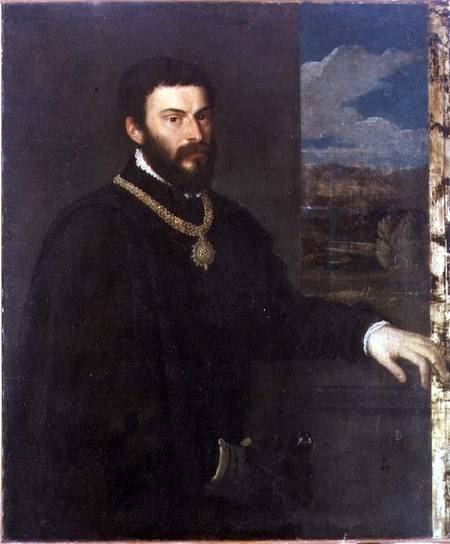 Portrait of Count Antonio Porcia from Tizian (eigentl. Tiziano Vercellio)