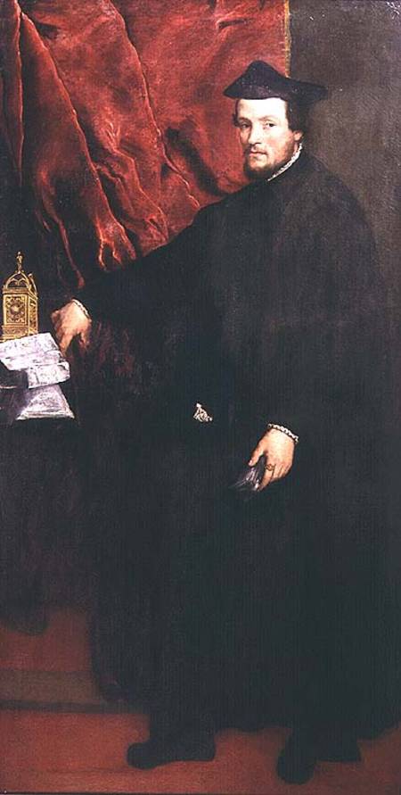 Portrait of Cristoforo Madruzzo, Cardinal and Bishop of Trent from Tizian (eigentl. Tiziano Vercellio)