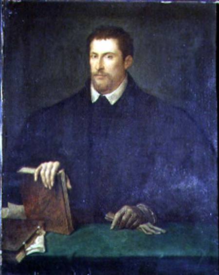 Portrait of Ippolito Riminaldi from Tizian (eigentl. Tiziano Vercellio)