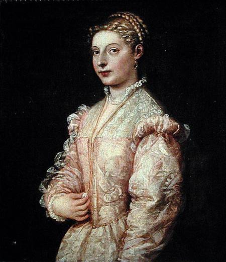 Portrait of Lavinia Vecellio from Tizian (eigentl. Tiziano Vercellio)