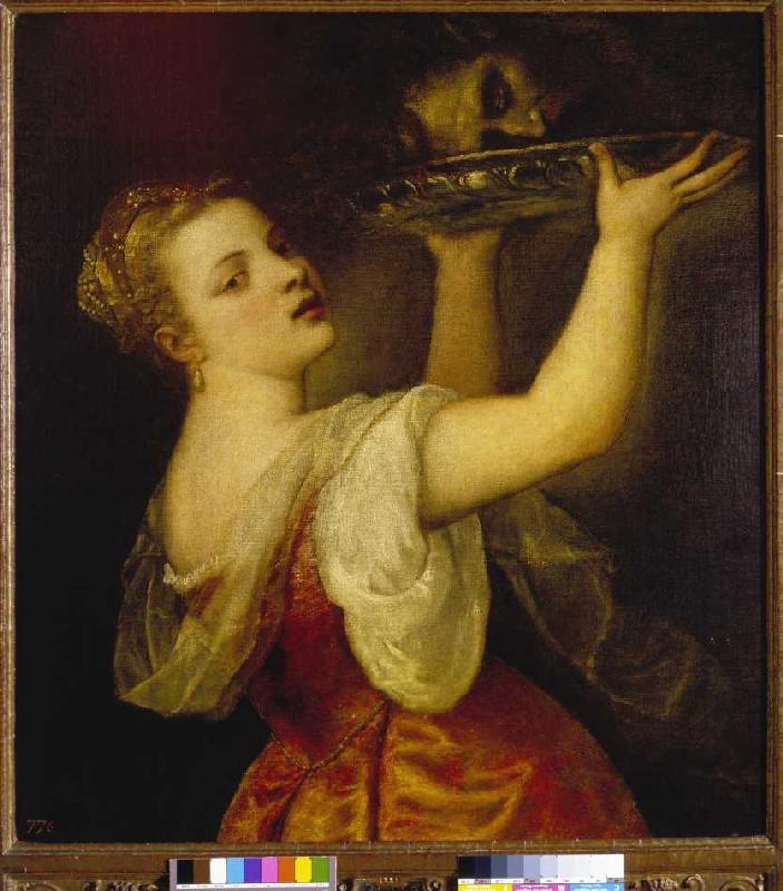 Salome mit erhobener Schale from Tizian (eigentl. Tiziano Vercellio)