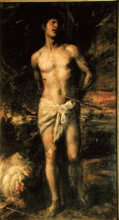 St. Sebastian from Tizian (eigentl. Tiziano Vercellio)