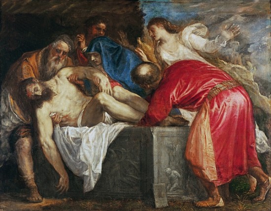 The Entombment of Christ from Tizian (eigentl. Tiziano Vercellio)