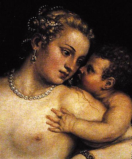 Venus Delighting herself with Love and Music from Tizian (eigentl. Tiziano Vercellio)