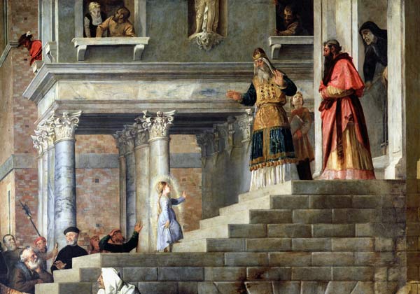 Presentation of the Virgin at the Temple from Tizian (eigentl. Tiziano Vercellio)