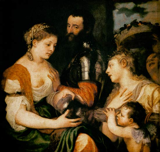Allegory of Married Life from Tizian (eigentl. Tiziano Vercellio)