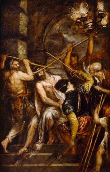 The Crowning with Thorns from Tizian (eigentl. Tiziano Vercellio)