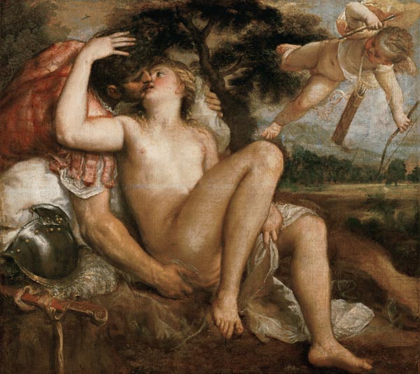Mars, Venus und Amor from Tizian (Kopie)