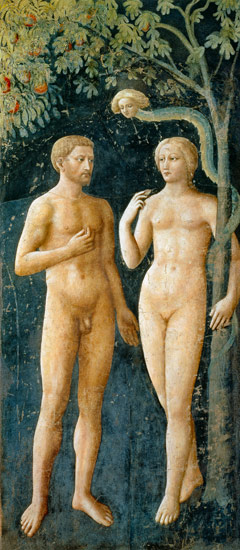 The Temptation of Adam and Eve from Tommaso Masolino da Panicale