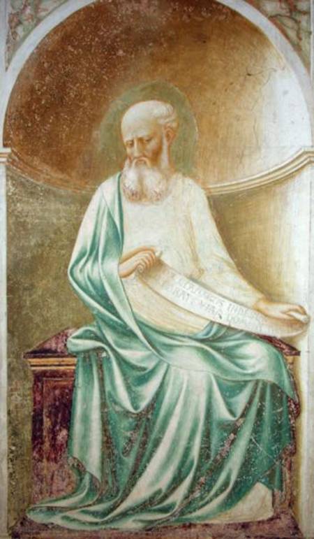 The Prophet Isaiah, from the intrados of the apse from Tommaso Masolino da Panicale