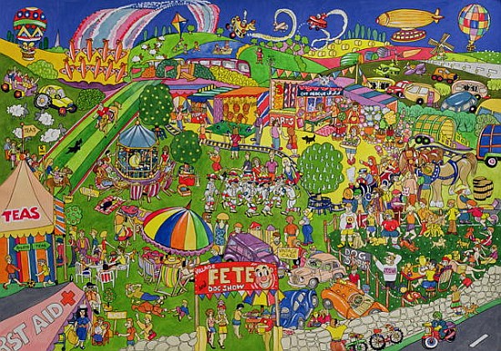 The Summer Fete, 1999 (w/c on paper)  from Tony  Todd