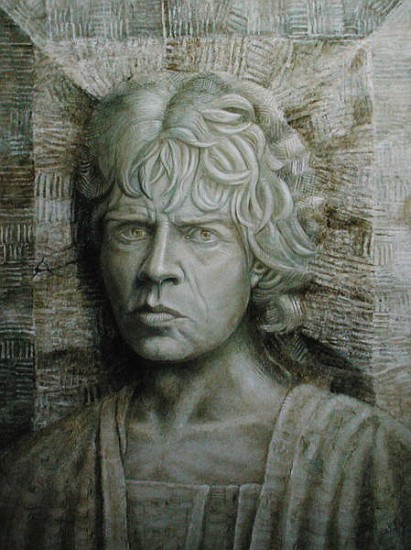 Jagger (b.1943) (oil on canvas board)  from Trevor  Neal