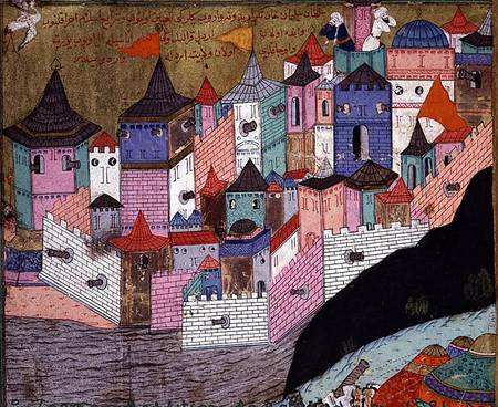 TSM H.1524 Attack on Belgrade in 1521, from the 'Hunername' by Lokman from Turkish School