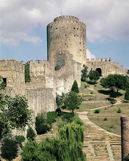 View of the Fortress, started in 1452 from Turkish School