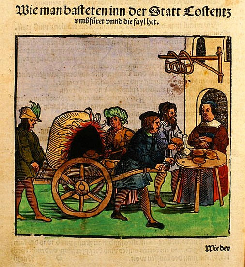 How they made bread at the Council of Constance, from ''Chronik des Konzils von Konstanz'' from Ulrich von Richental