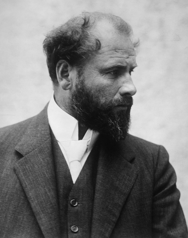 Der österreichische Maler Gustav Klimt from (um 1900) Anonym