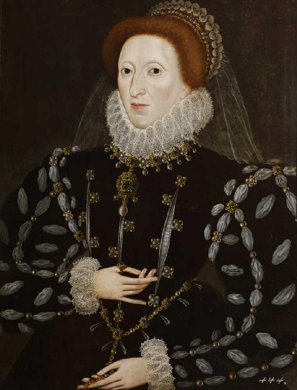 Königin Elisabeth I. von England (1533-1603), Tochter Heinrichs VIII. und Anne B from (um 1900) Anonym
