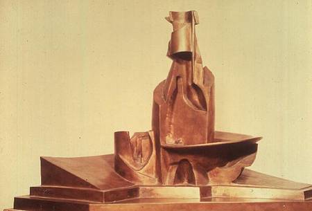 Development of a bottle in space from Umberto Boccioni