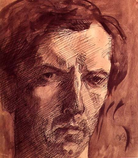 Self portrait from Umberto Boccioni