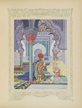 Der Märchenprinz gab drei verzauberte Rohrkolben, Illustration aus Contes du Temps Jadis oder Tales 