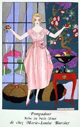 Pompadour - Robe de Petit-Diner von Marie-Louise Barclay, 1919-21