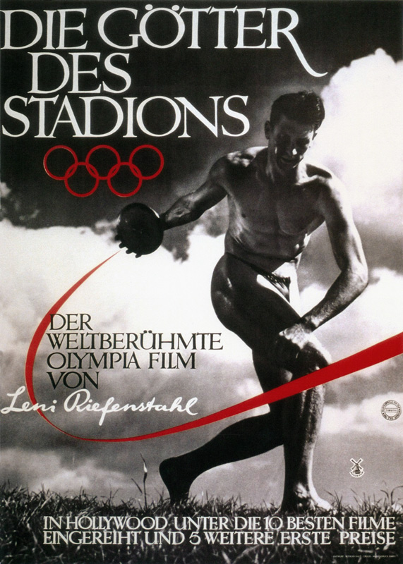 The Gods of the Stadium (Olympia Film by Leni Riefenstahl) from Unbekannter Künstler