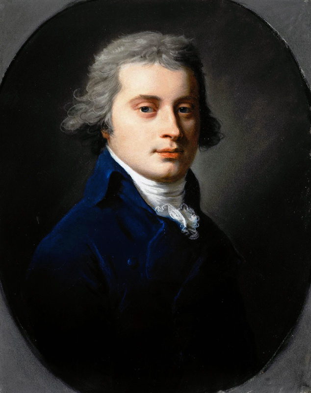 Portrait of Pavel Petrovich Bakunin (1766-1805) from Unbekannter Künstler