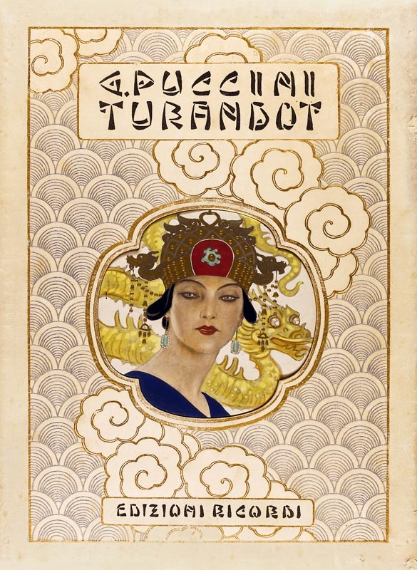 Book cover of Turandot by Giacomo Puccini from Unbekannter Künstler